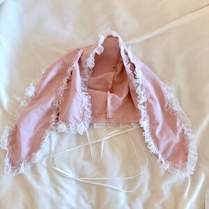 Handmade bunny ears bonnet